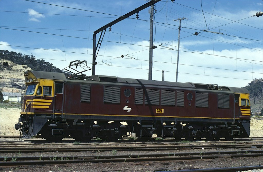 8501 at Lithgow on 11th October 1980